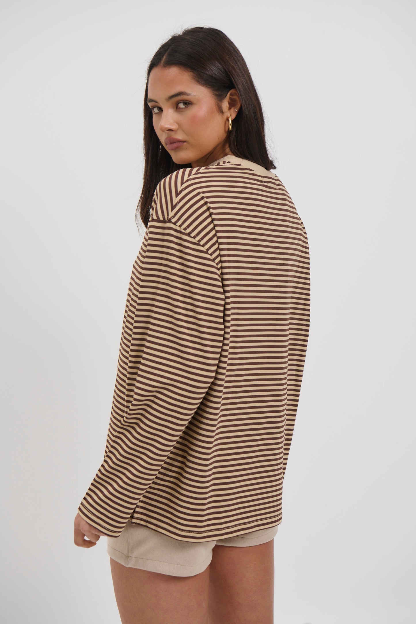 Asher Long Sleeve Latte - FINAL SALE