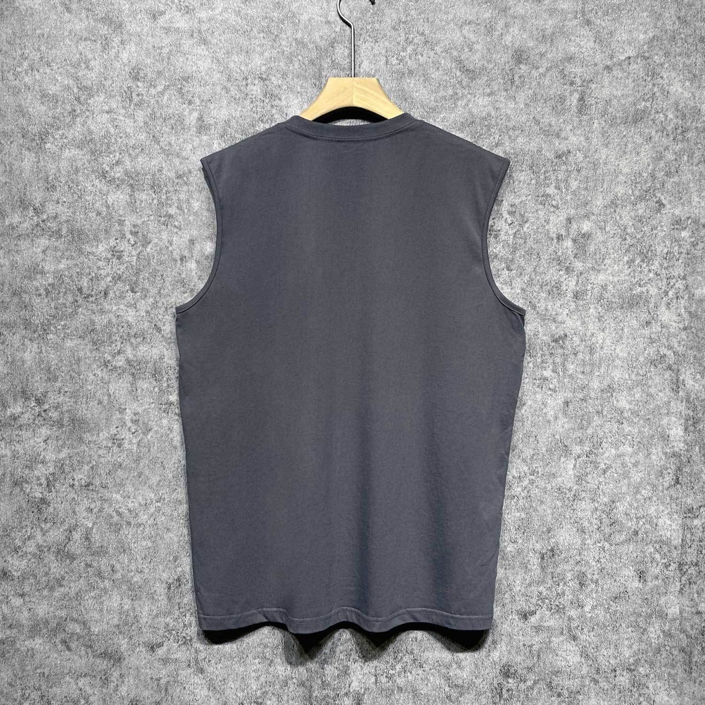 Amiri tank top flame gold letterprinting