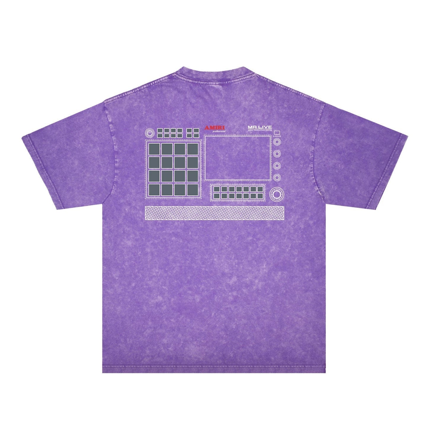 Amiri Washed Distressed T Shirt Printed Trendy Pure Cotton