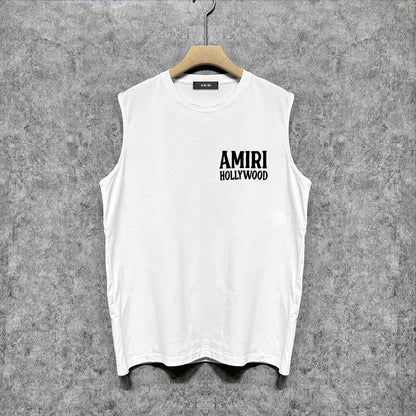 Amiri tank top wolf print