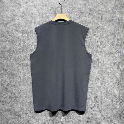 Amiri tank top damaged little spider print