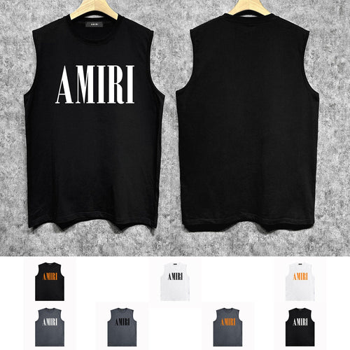 Amiri tank top big classic letterprinting
