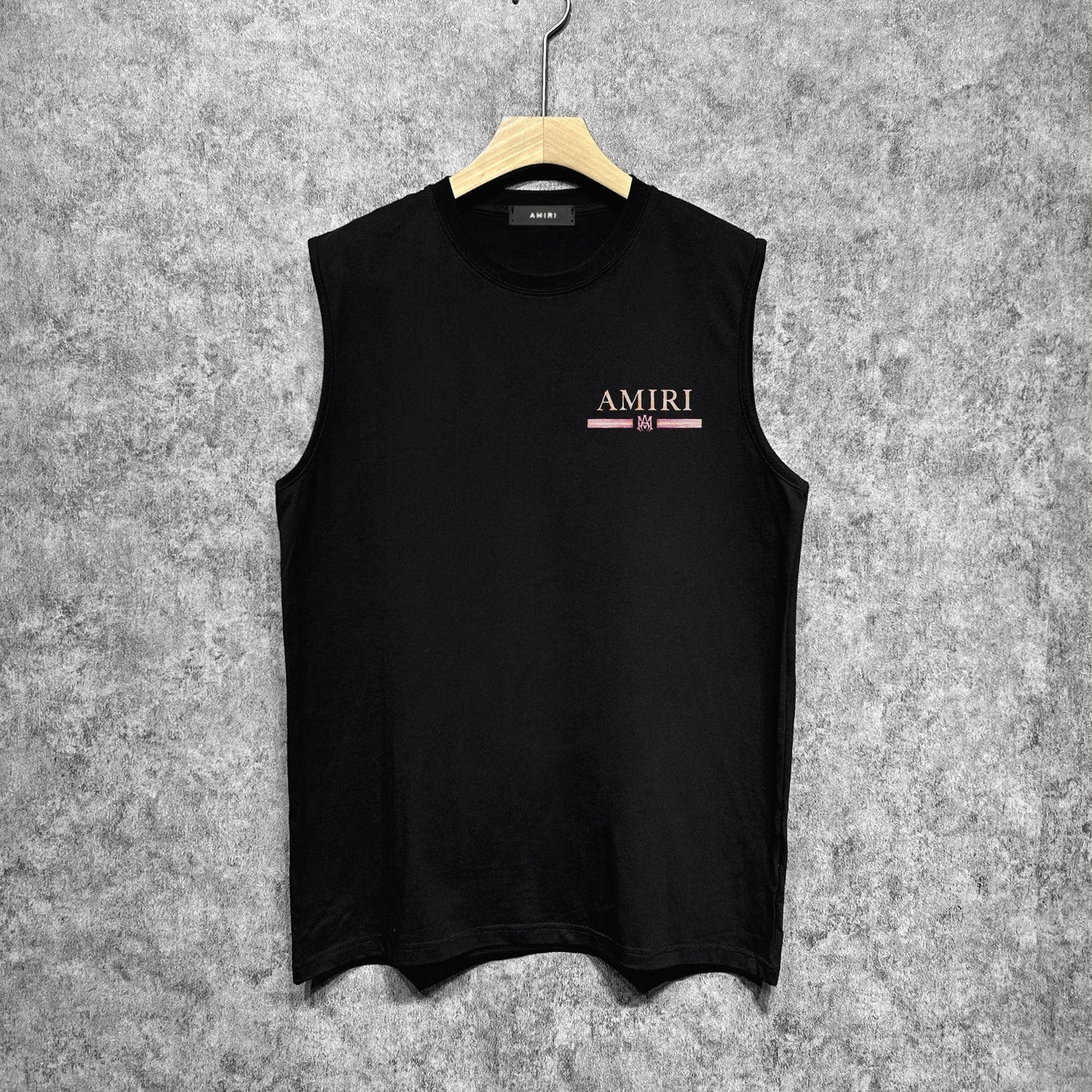 Amiri tank top with crayon horizontal stripes printing