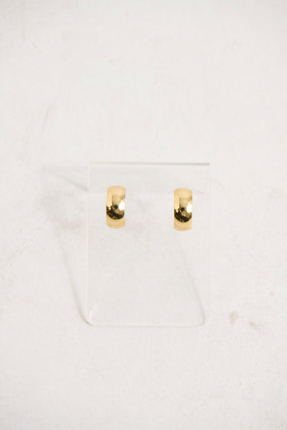Bold Hoop Earrings Gold