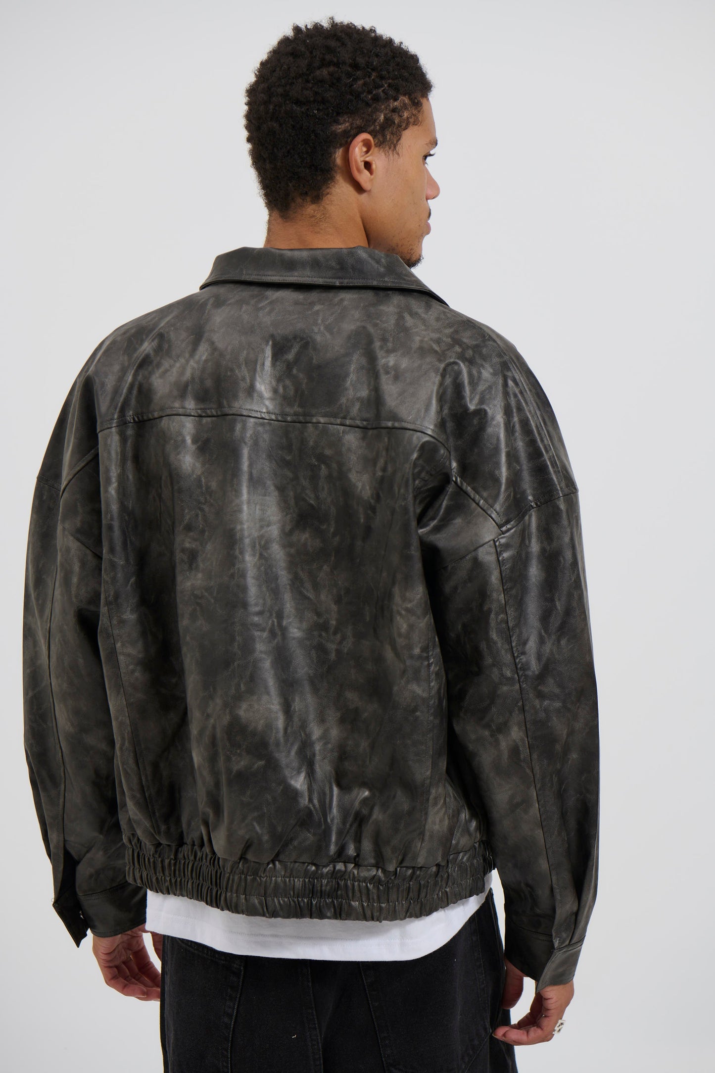 Bowie Bomber Washed Black - FINAL SALE