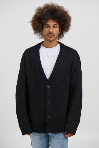 Knitted Oversize Cardigan Black - FINAL SALE