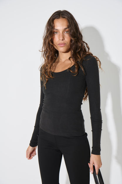 Giselle Long Sleeve Black - FINAL SALE