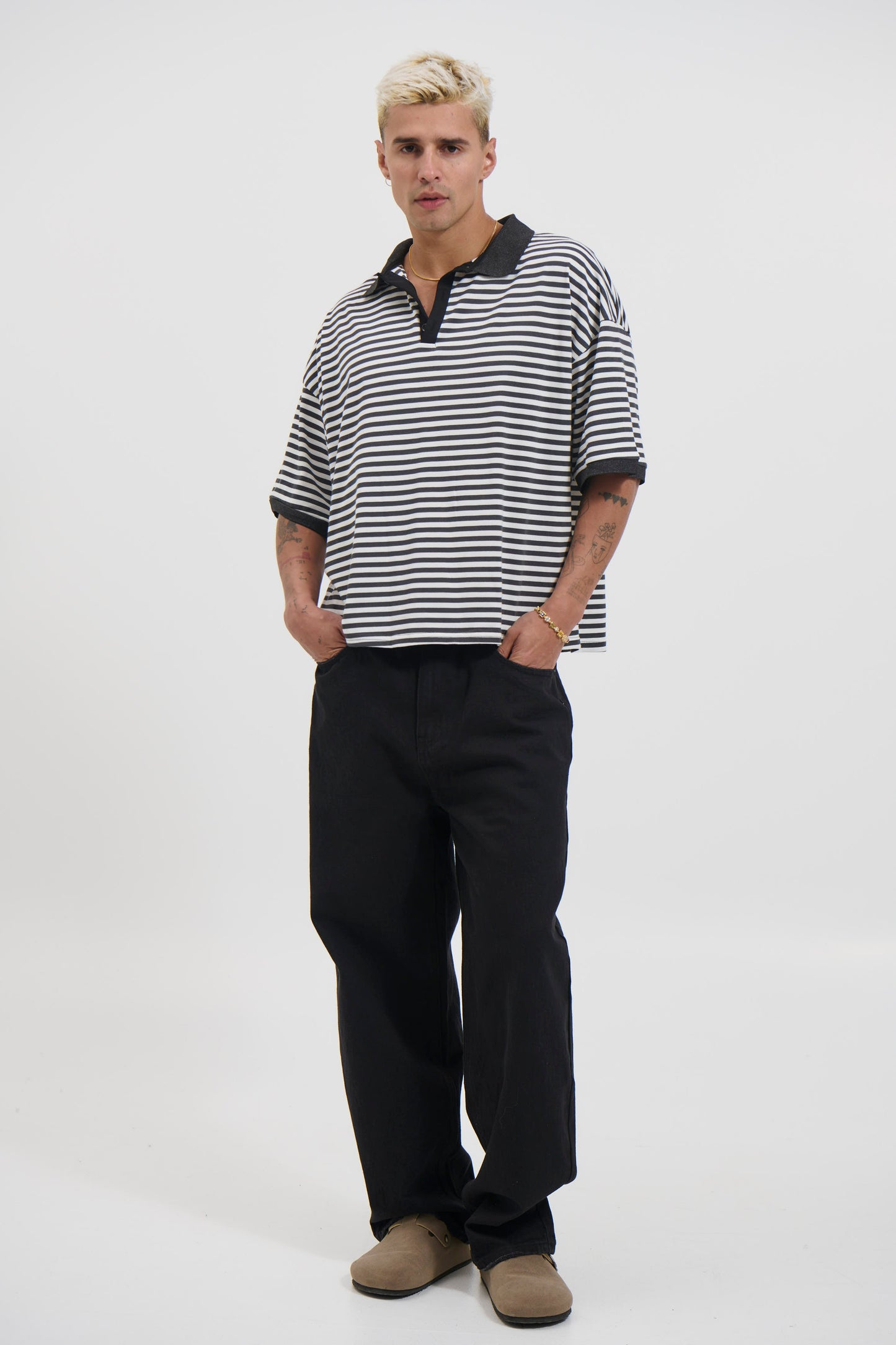 Louis Baggy Denim Black