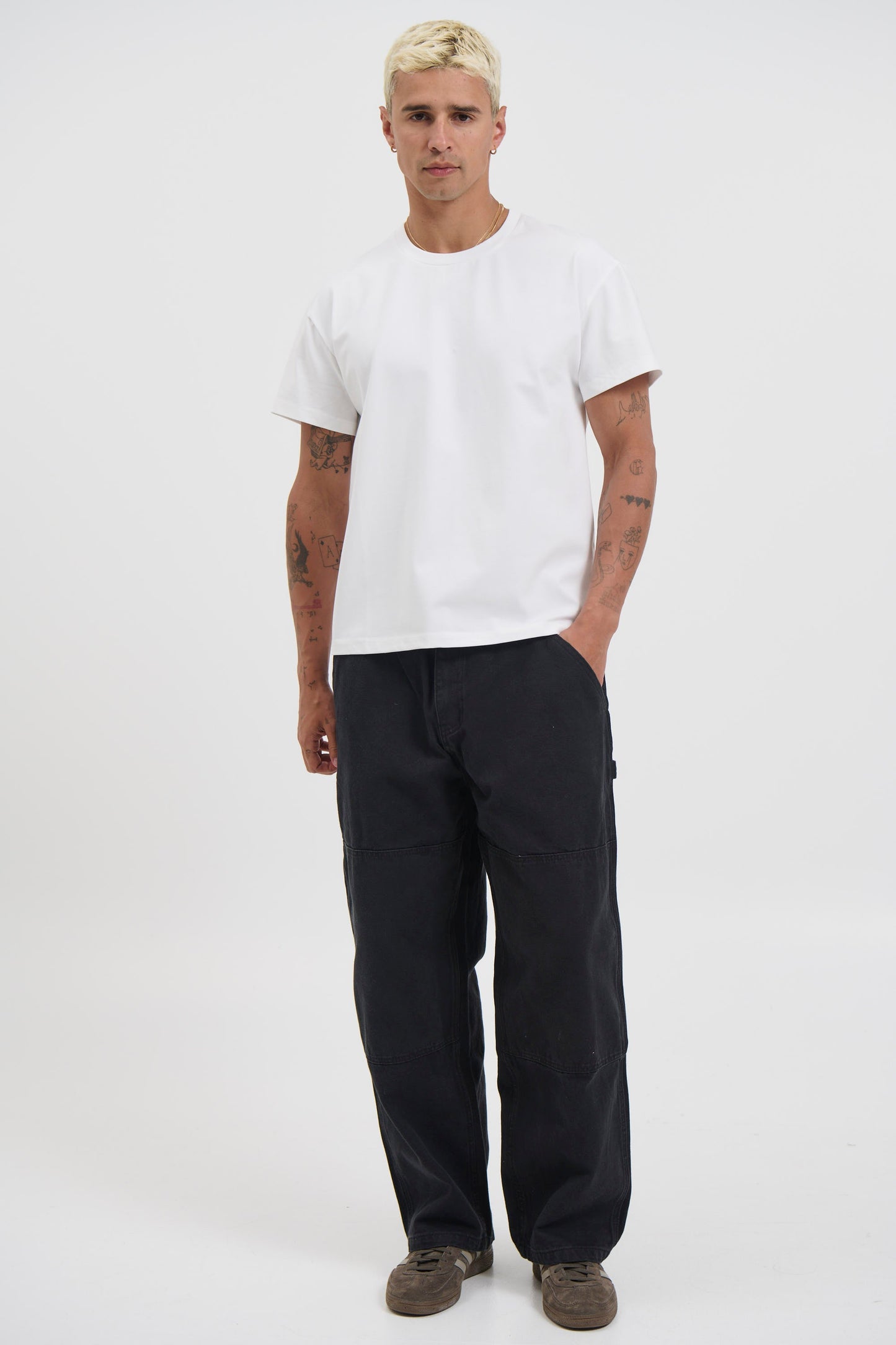 Fitted Stretch Tee White