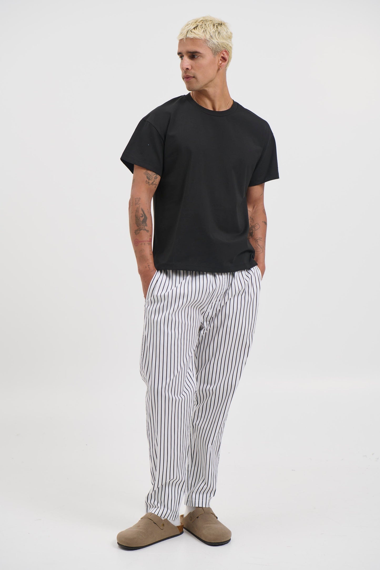 Locky Straight Pant Stripe - FINAL SALE