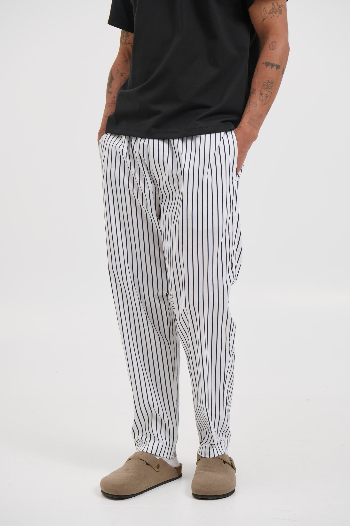 Locky Straight Pant Stripe - FINAL SALE