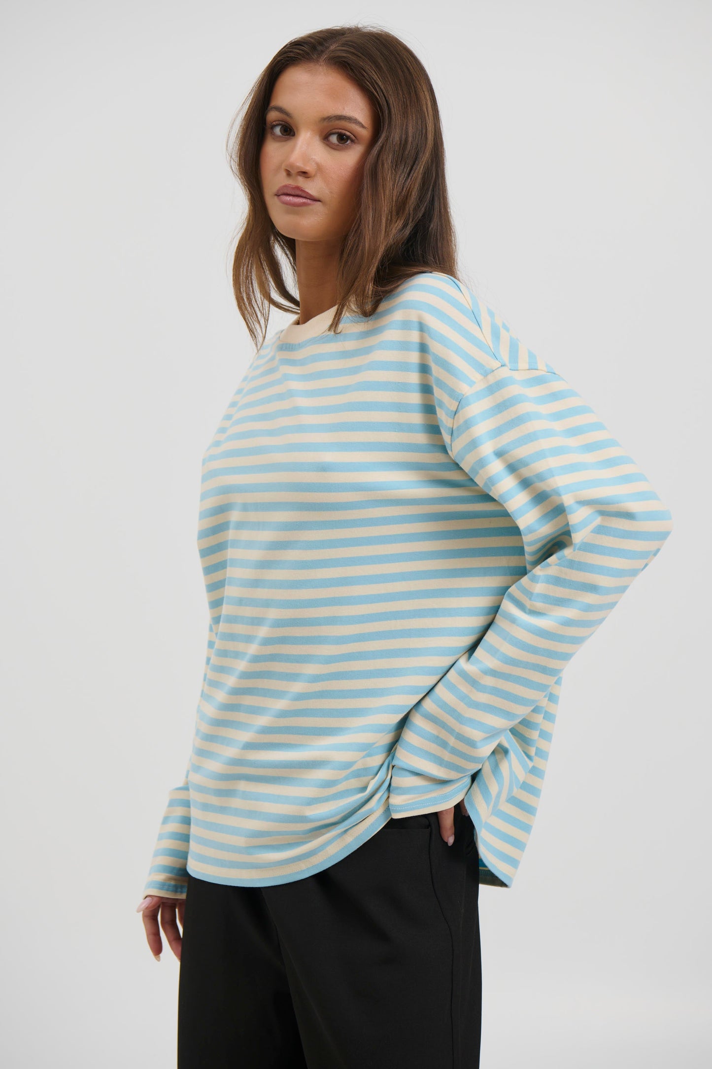 Asher Long Sleeve Sky - FINAL SALE