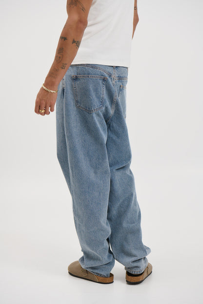 Cruz Baggy Denim Mid Blue