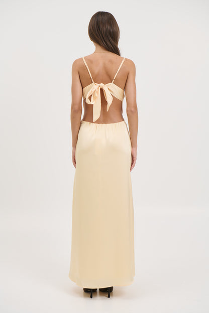 Gloria Maxi Dress Lemon - FINAL SALE