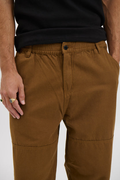 Cotton Drill Pant Choc