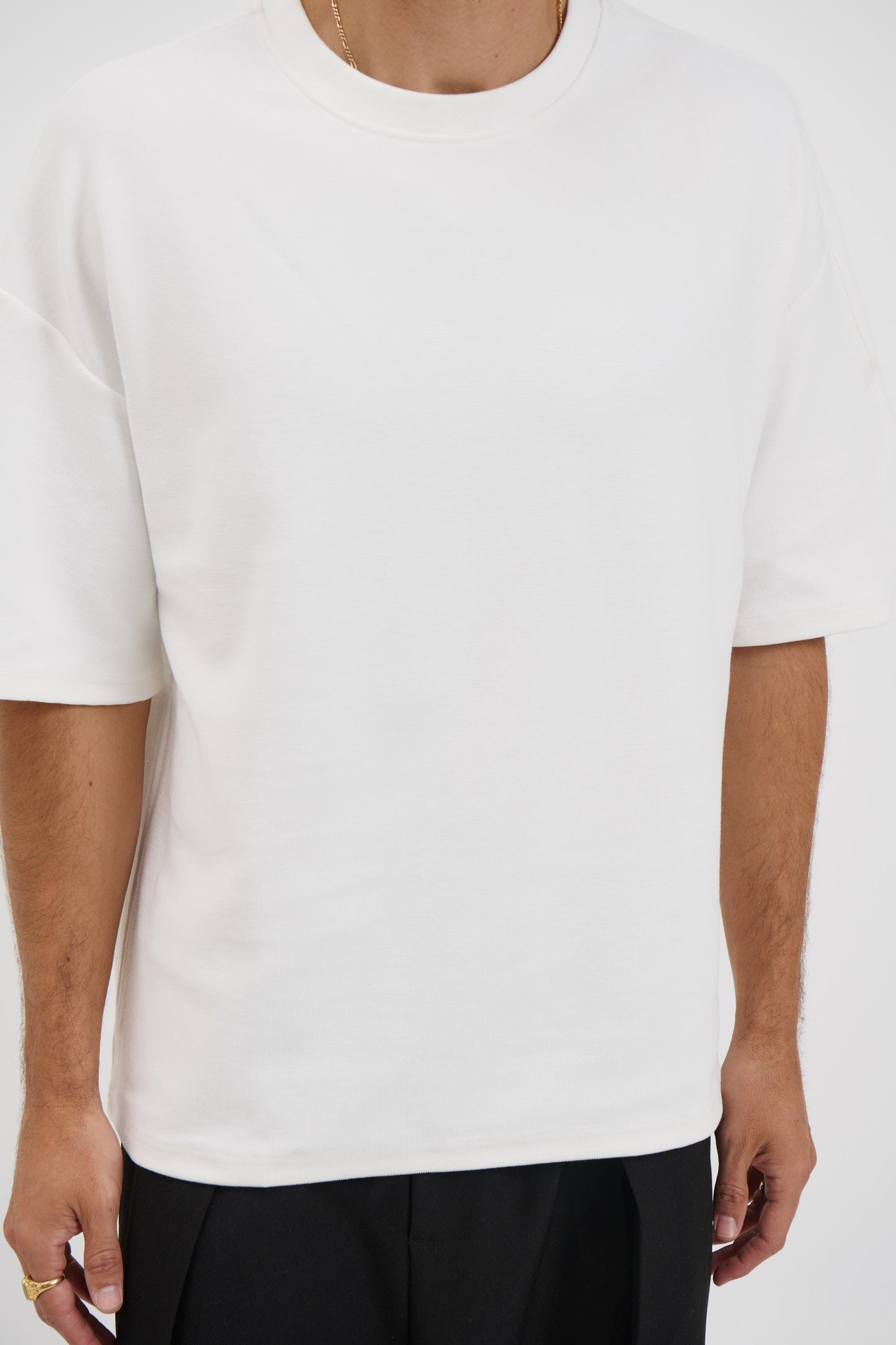 Henry Heavyweight Tee Ivory - FINAL SALE