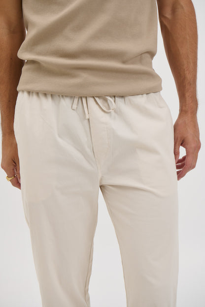 Locky Straight Pant Stone - FINAL SALE