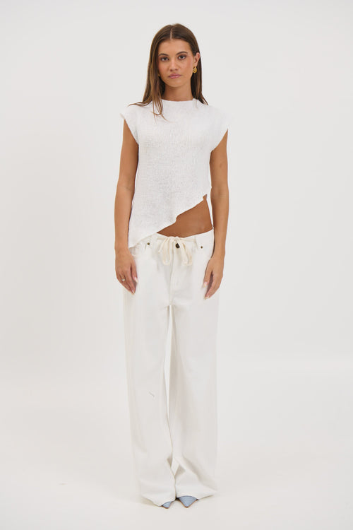 Cassie Top White