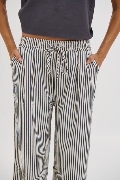 Hazel Pant Black Stripe - FINAL SALE