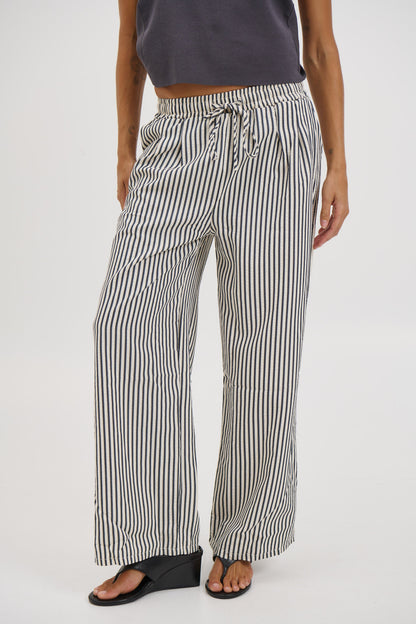 Hazel Pant Black Stripe - FINAL SALE