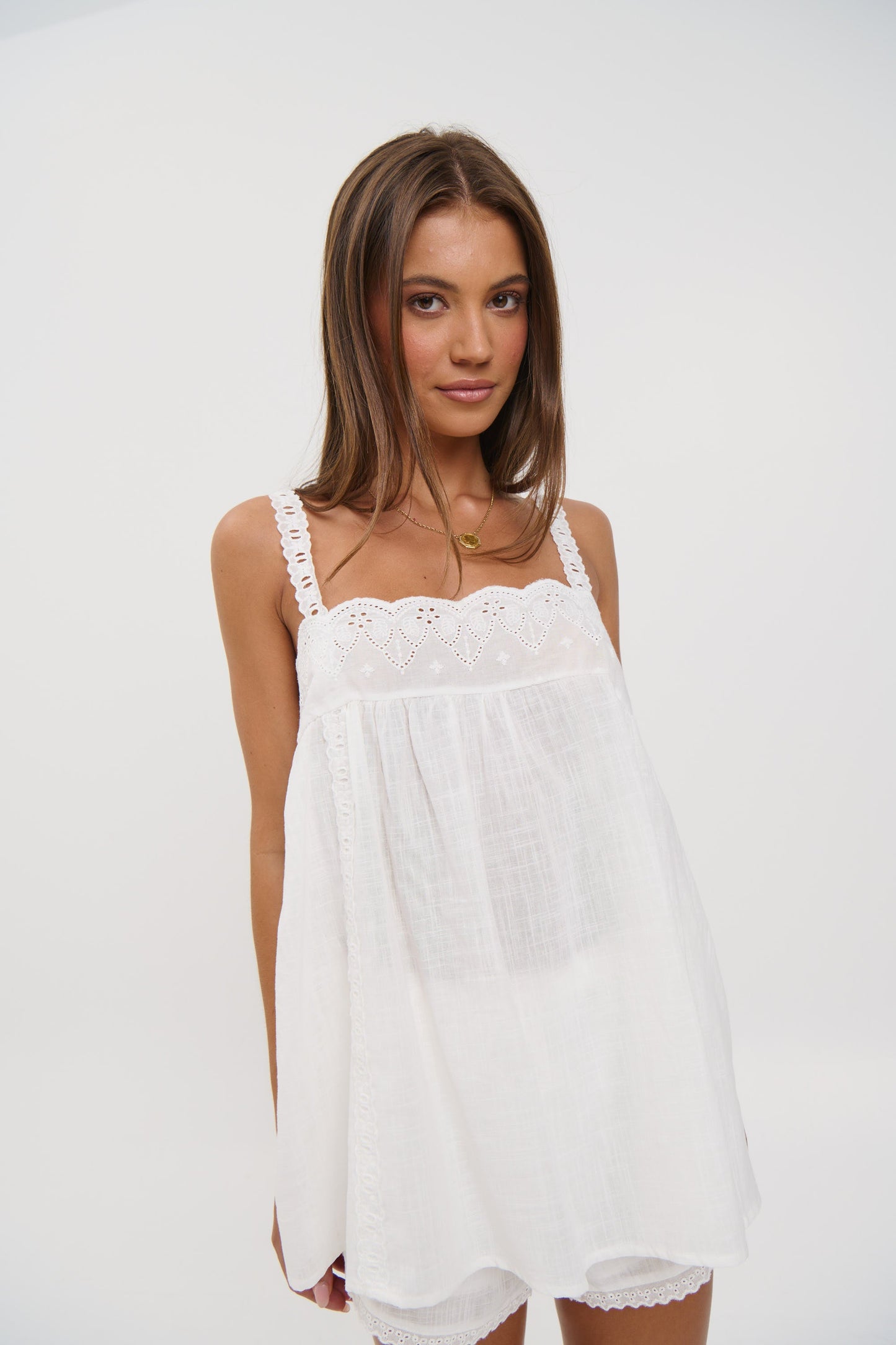 Alora Lace Set White