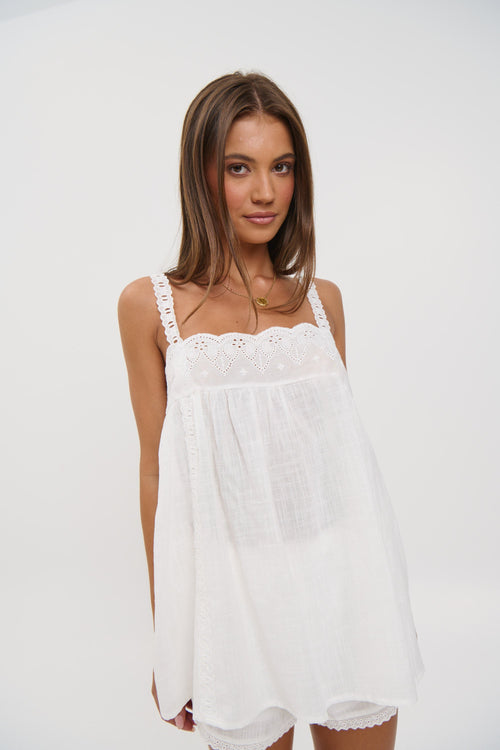 Alora Lace Set White