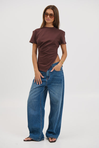 Hilary Top Dark Cacao