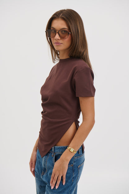 Hilary Top Dark Cacao