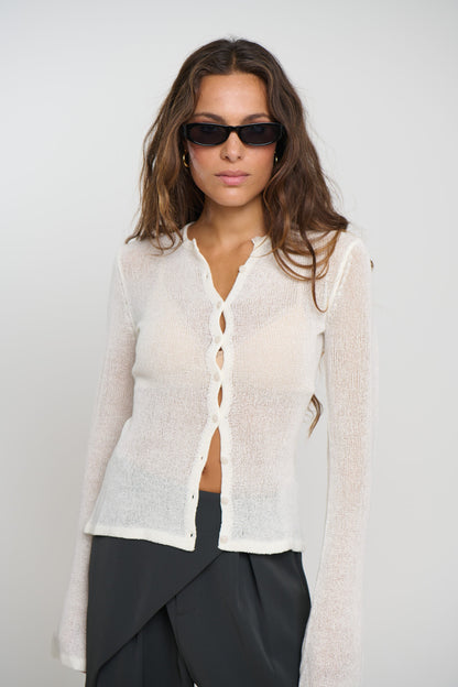 Hadley Cardigan Off White