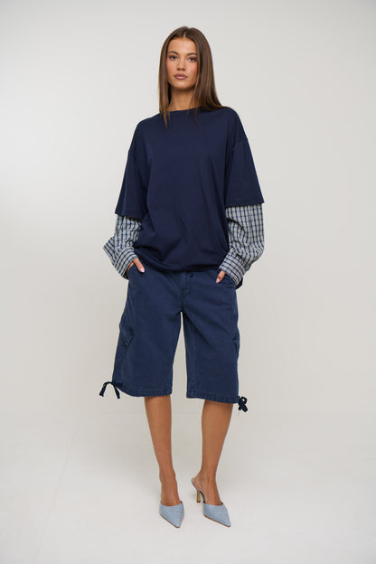 Bottega Shirt Navy