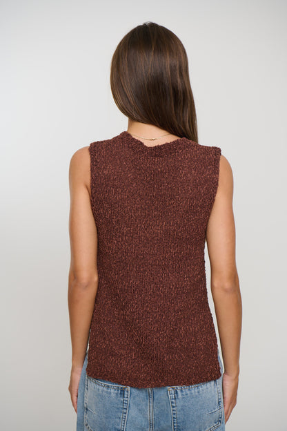 Kitt Knit Top Chocolate