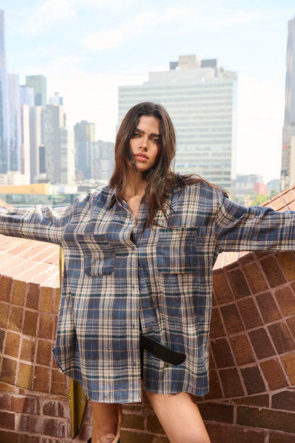 Clarity Shirt Ash Plaid