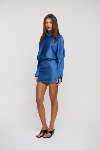 Billie Mini Dress Navy - FINAL SALE