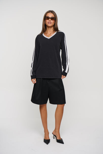 All Stars Long Sleeve Washed Noir