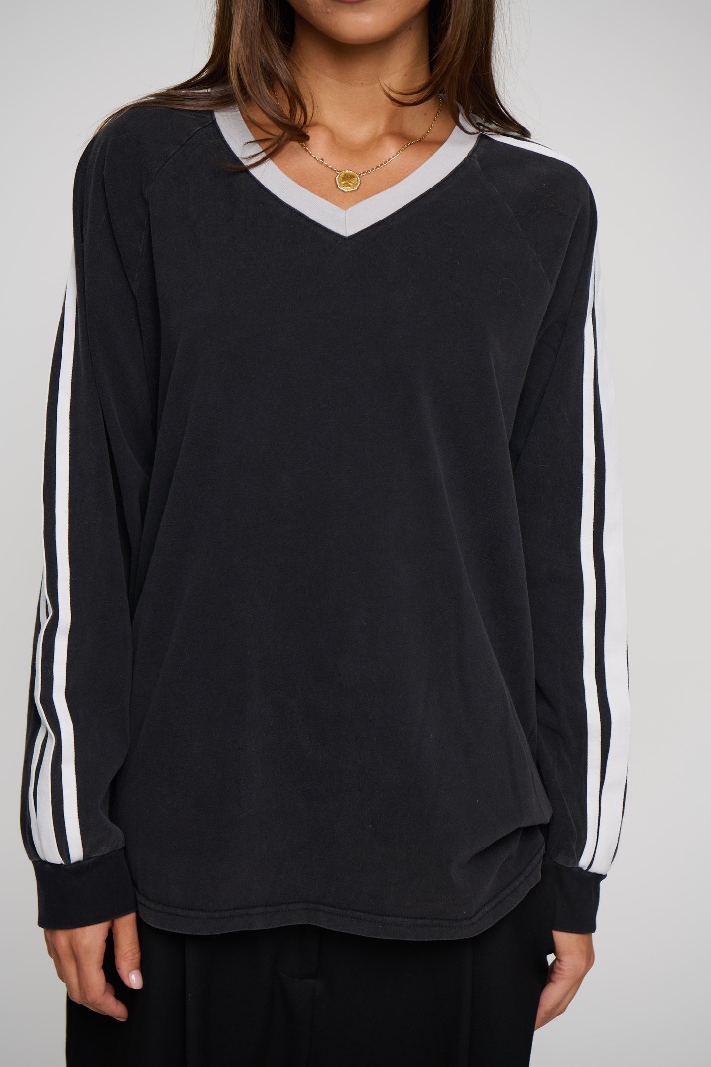 All Stars Long Sleeve Washed Noir