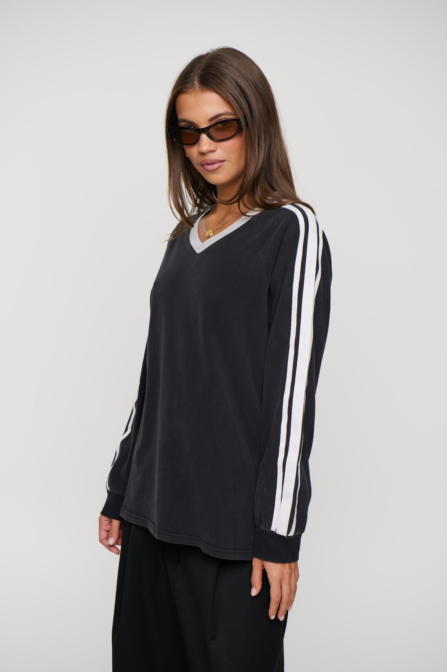 All Stars Long Sleeve Washed Noir