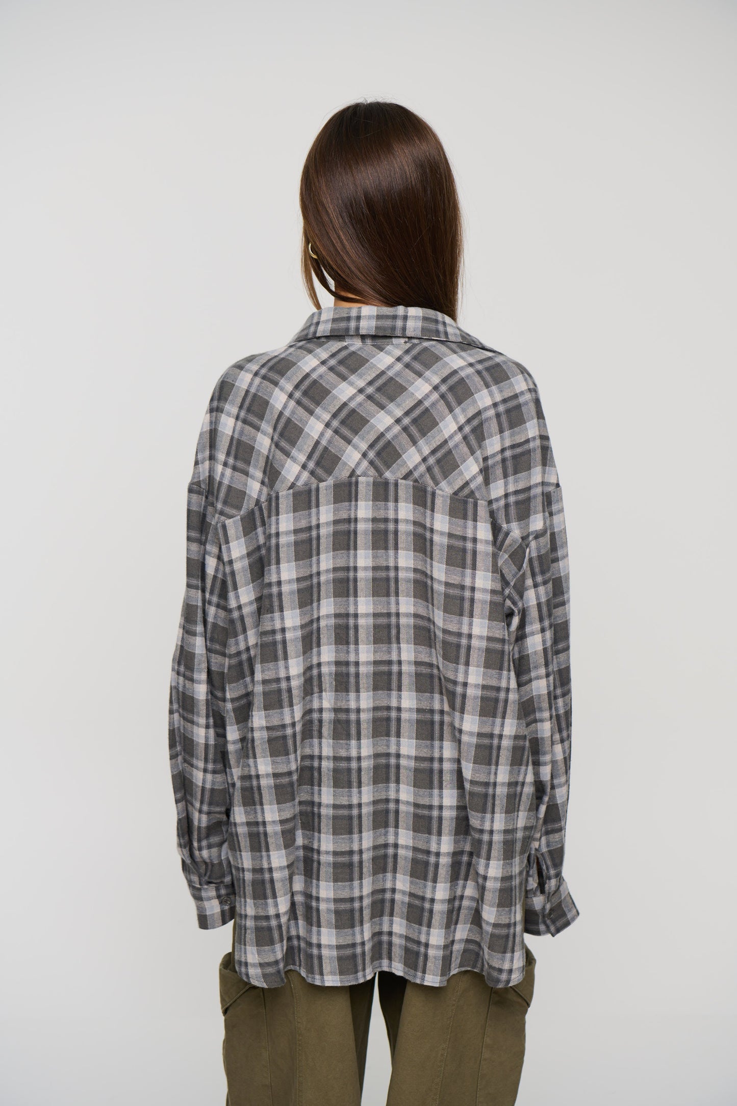 Clarity Shirt Slate Plaid