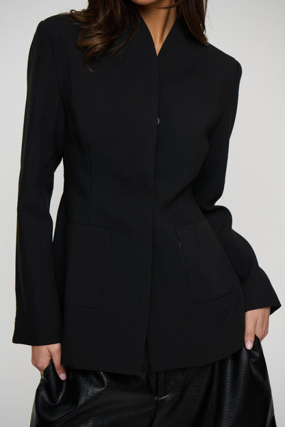 Lindsay Blazer Black