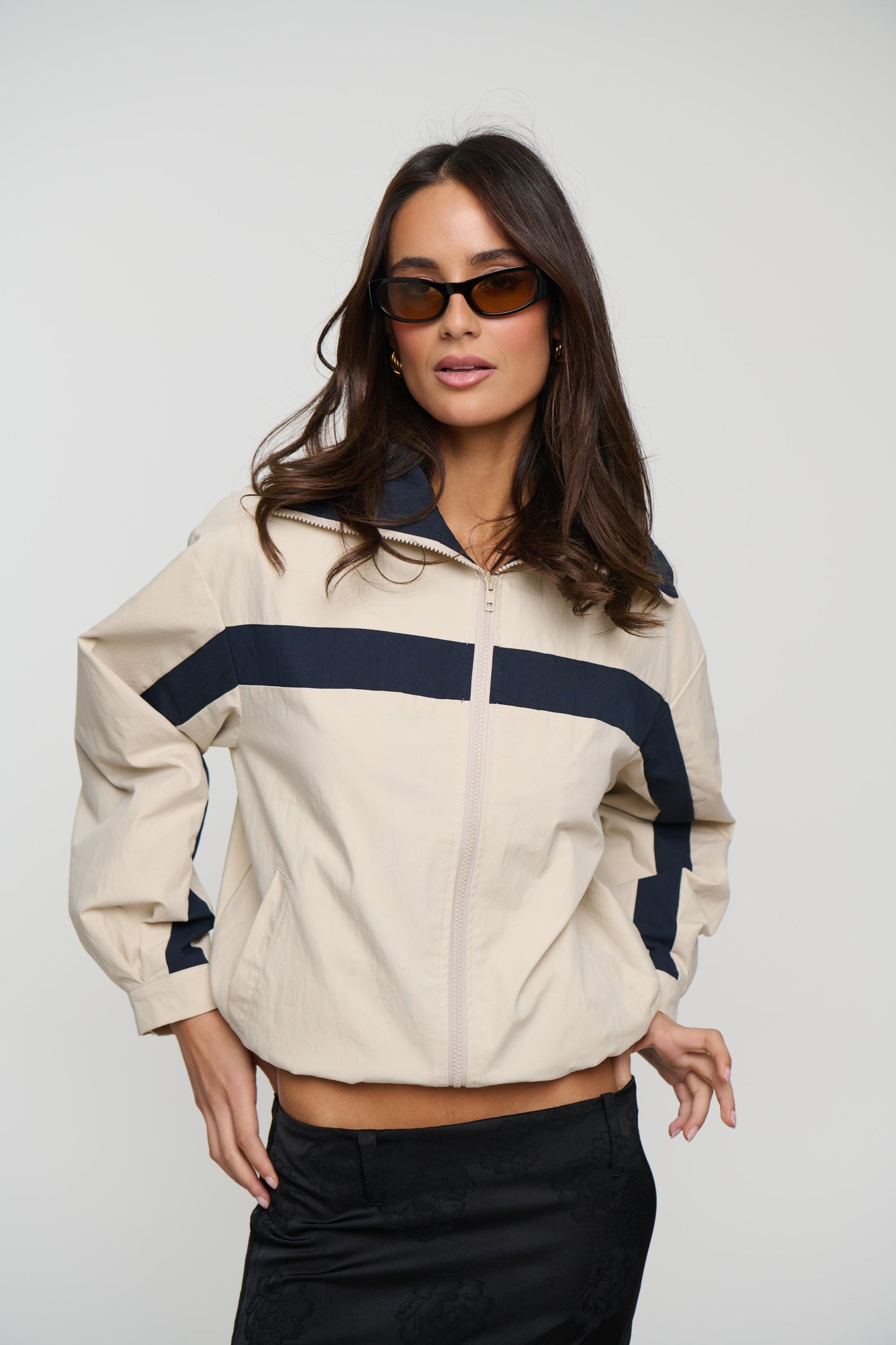 Evie Windbreaker Beige