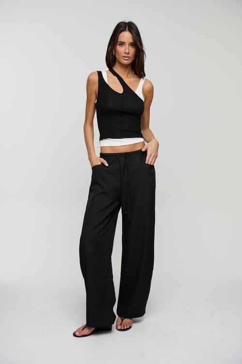 Adana Tank Top Black