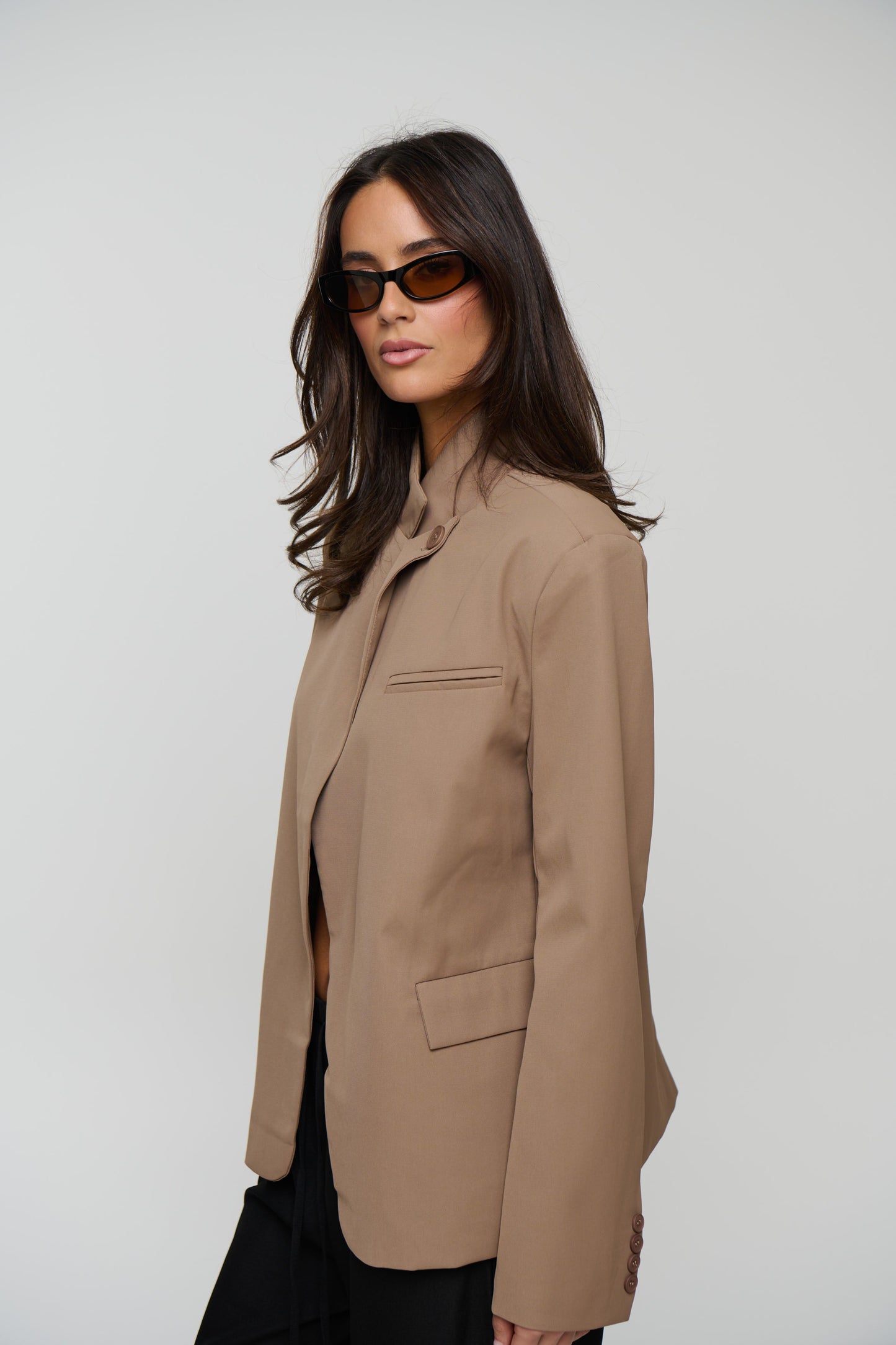 Florencia Blazer Taupe