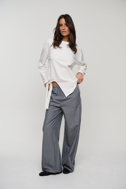 Blake Long Sleeve Tee Vanilla