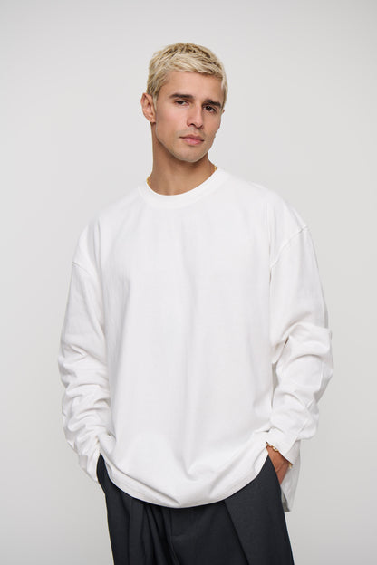 250GSM Long Sleeve White
