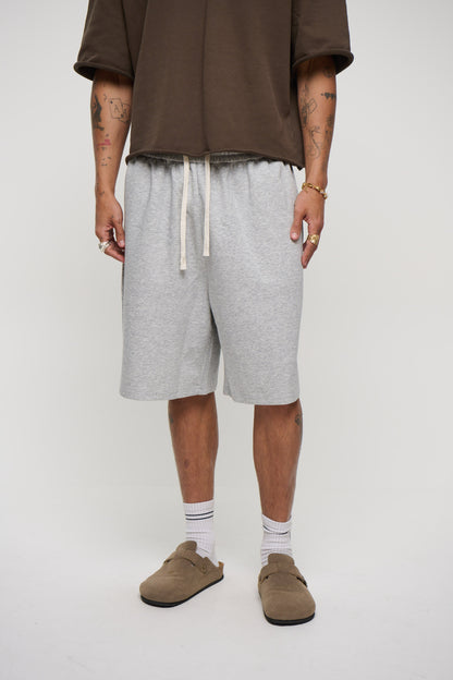 Drop Cotton Short Grey