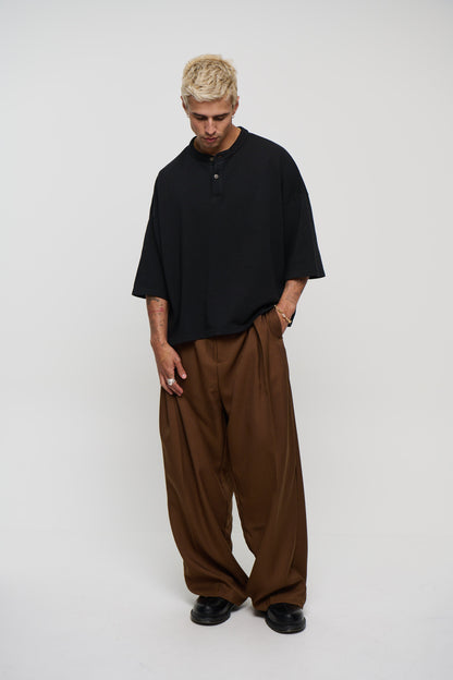 Josh Baggy Pant Choc