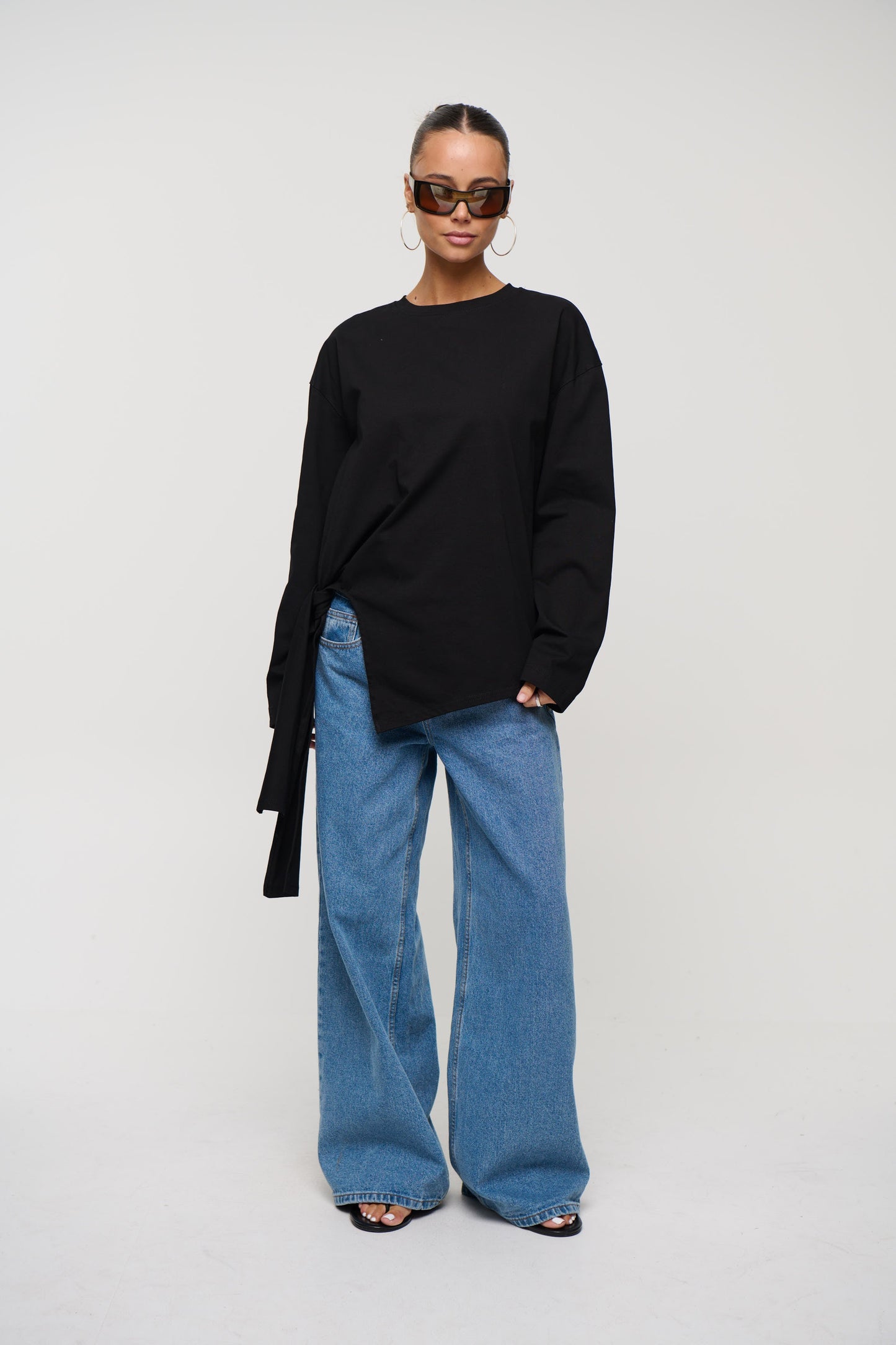 Blake Long Sleeve Tee Black