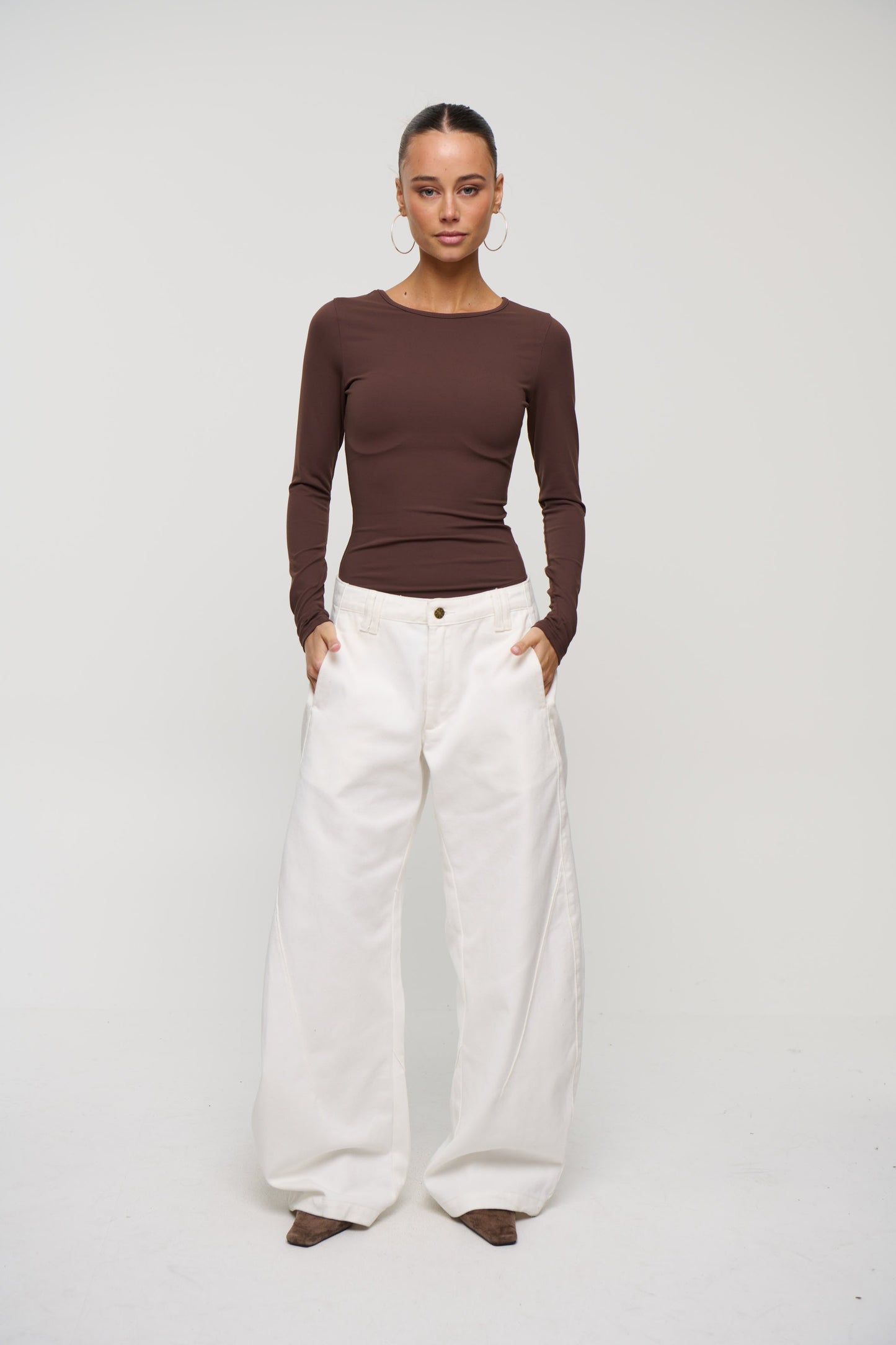Arla Bodysuit Chocolate