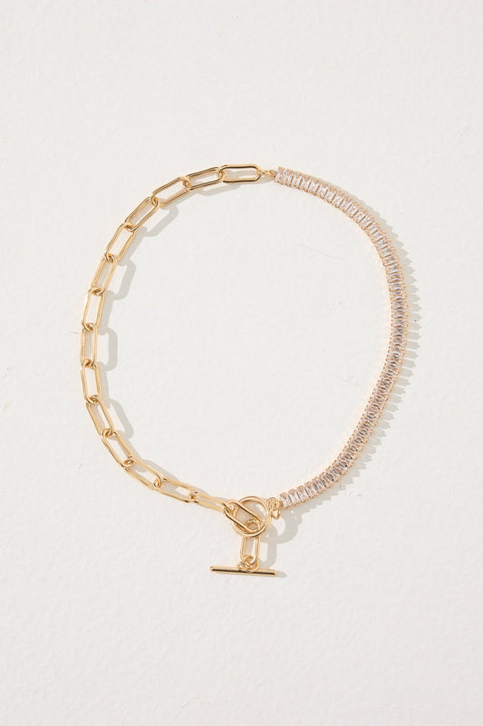 Ari Diamante Chain Necklace Gold