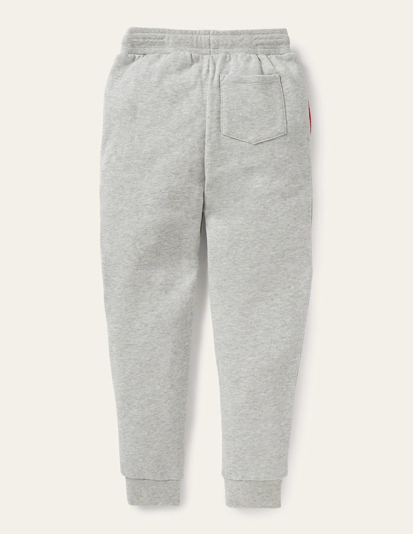Appliqué Knee Joggers-Grey Marl Dinosaur