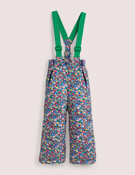 All-weather Waterproof Pants-Multi Patchwork Floral